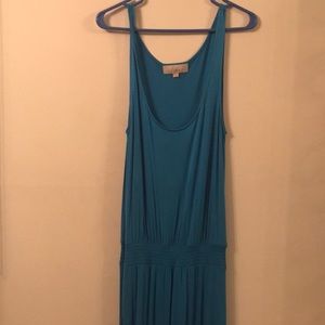Blue maxi dress